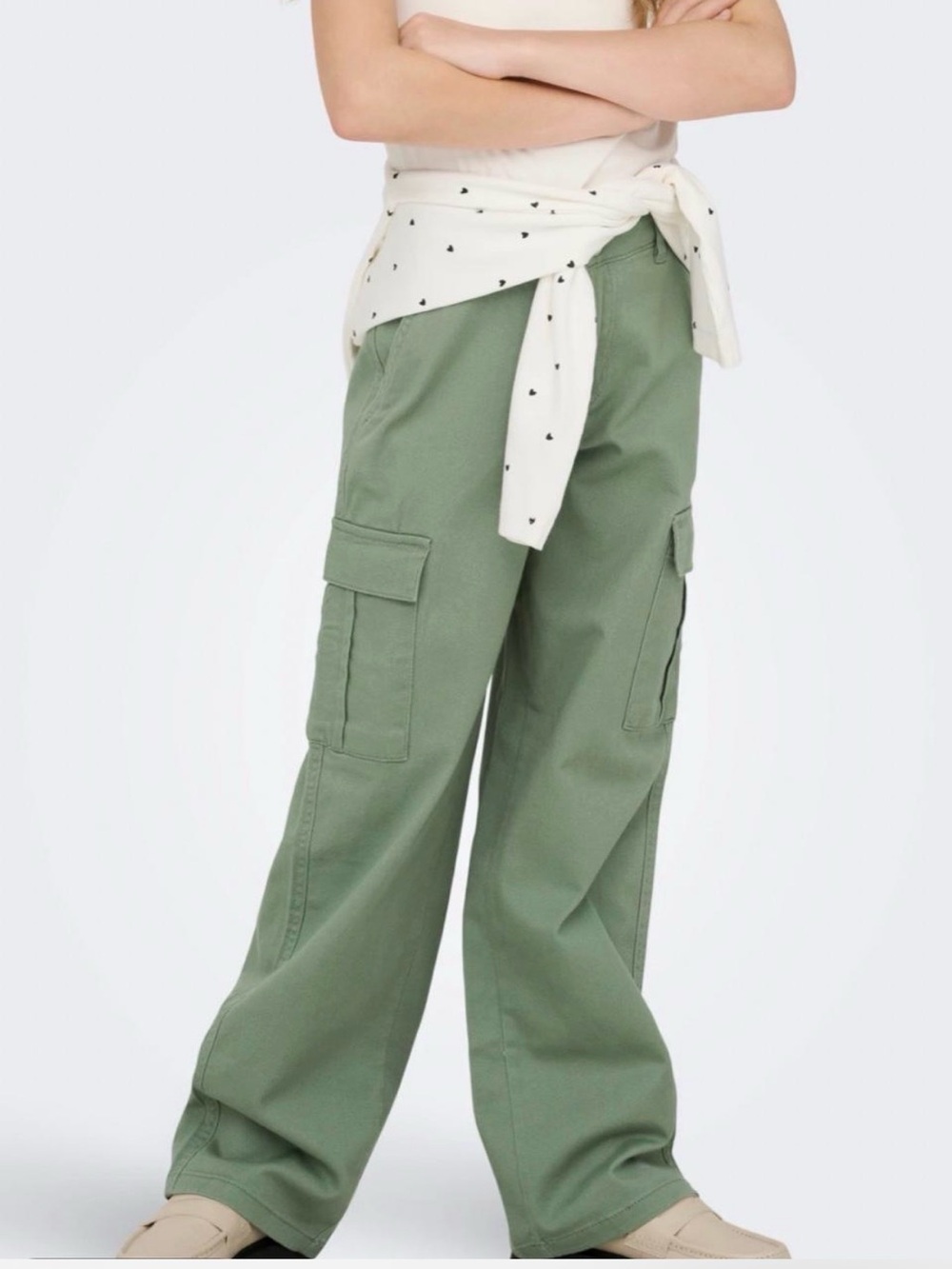 YMI Olive Green High-Waist Cargo Pants